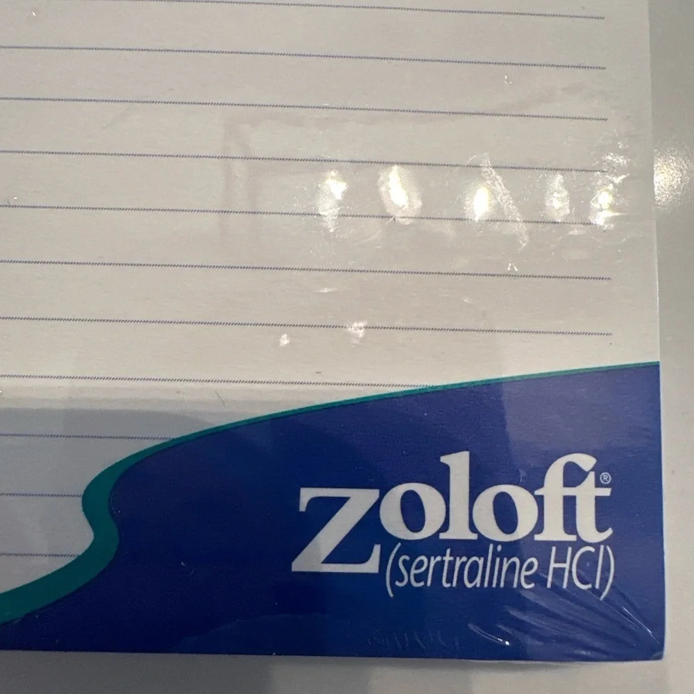 New Vtg 1999 Zoloft 4x6